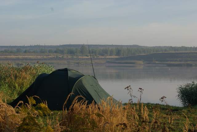 Jezioro Farskie - wędkarze